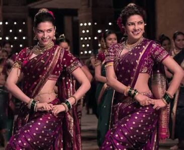 Deepika and Priyanka in Bajirao Mastani wearing Nauvari