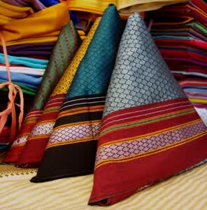 A traditional khun fabric