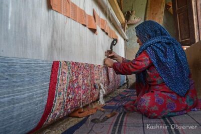 A TINY TALE OF THE KASHMIRI CARPETS